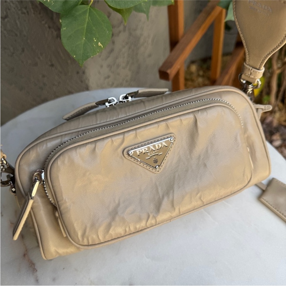 Prada Nappa Antique Leather Multi Pocket Crossbody - Picture 4 of 15